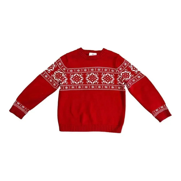 Hanna Andersson | Knit Snowflake/Holiday Sweater (5) ❄️ - Picture 1 of 5